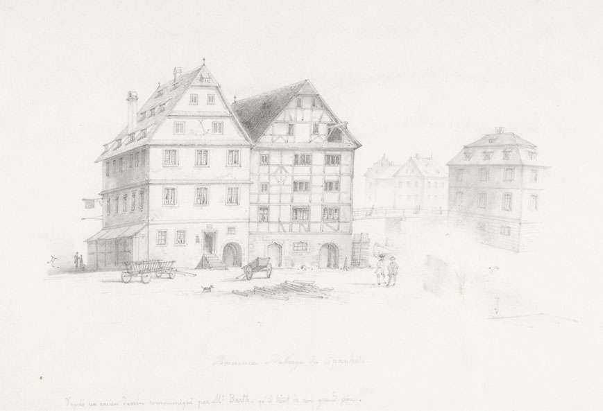 VUE DE STRASBOURG : ANCIENNE AUBERGE DU SPANBETT_0